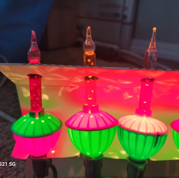 Vintage NOMA bubble lights set of two boxes 7 lights each - Picture 8 of 9